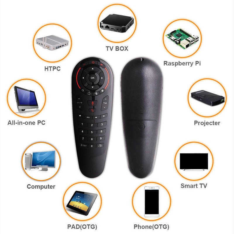 USB 2.4G Wireless Air Fly Mouse Motion Sensing Smart Voice