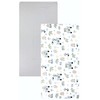 TupTam Baby Fitted Sheet for Baby Cot Bed Pack of