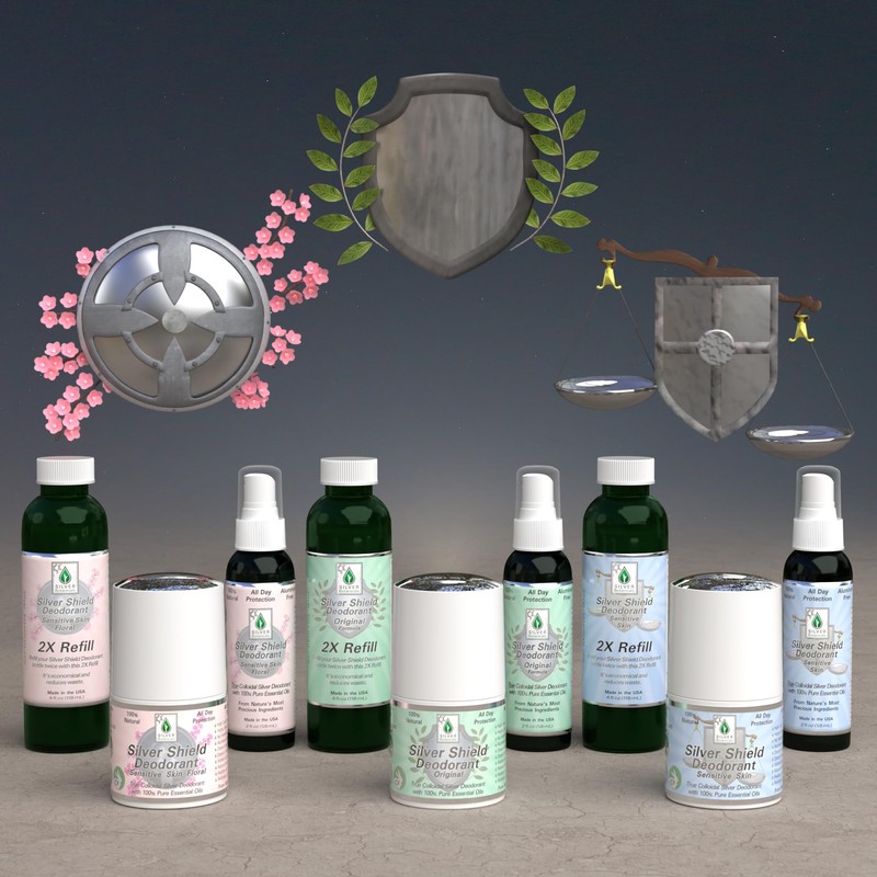 Silver Shield Deodorant - Sensitive Skin Formula - Spray-on, All