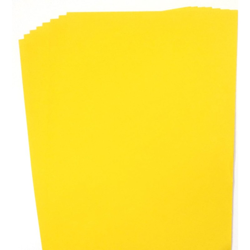 Color Paper, Yellow, Dark Cream, Extra Thick Mouth, Iro, A4,