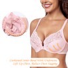 HACI Full Coverage Front Closure Bra for Women Non-Padded Plunge