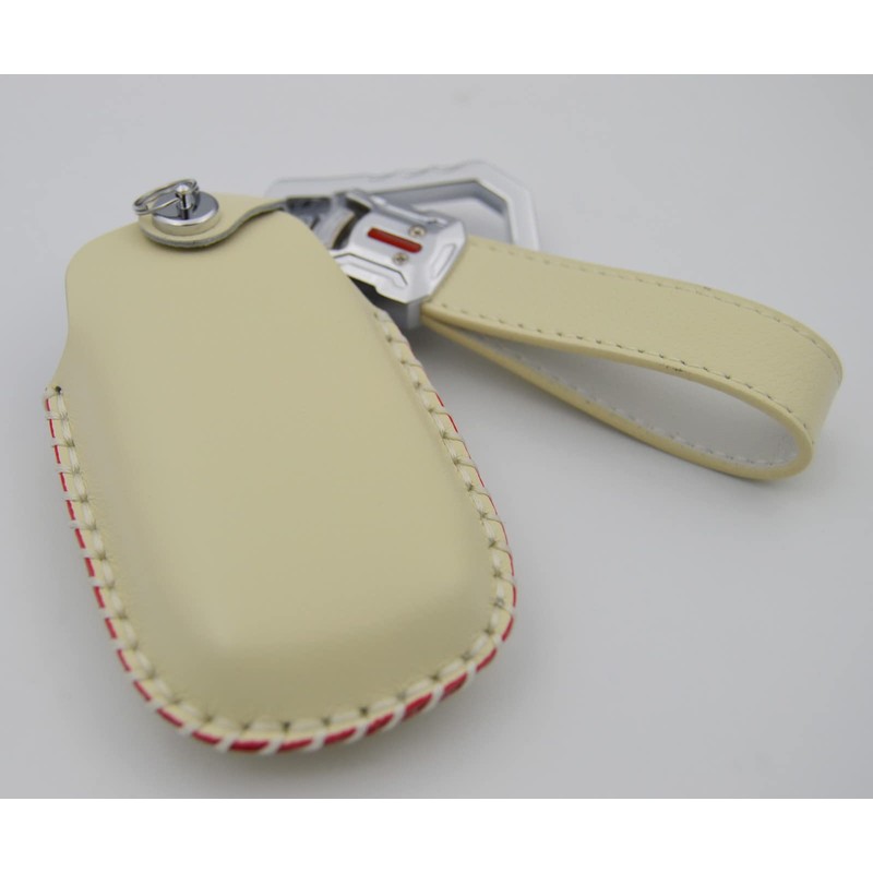 Genuine Leather Key Fob Cover Case Protector for Ram 1500