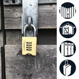 Master Lock Padlock, Excell® Laminated Steel Padlock, High Security Lock, Keyed Lock, Best Used for Storage Units, Sheds, Garages, Fences and More