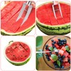 Watermelon Cutter with 3pcs Fruit Forks, Stainless Steel Watermelon Cutter