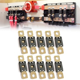 parts PTT 2PACK-10PACK MEGA/AMG Fuse 40 Amp-500 Amp, 32V, 298 Series, Time Delay, Bolt Down - Automotive/Marine (200A-10PACK)