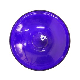 Achla Designs Crackle Glass Bowl, 14-in, Cobalt Blue