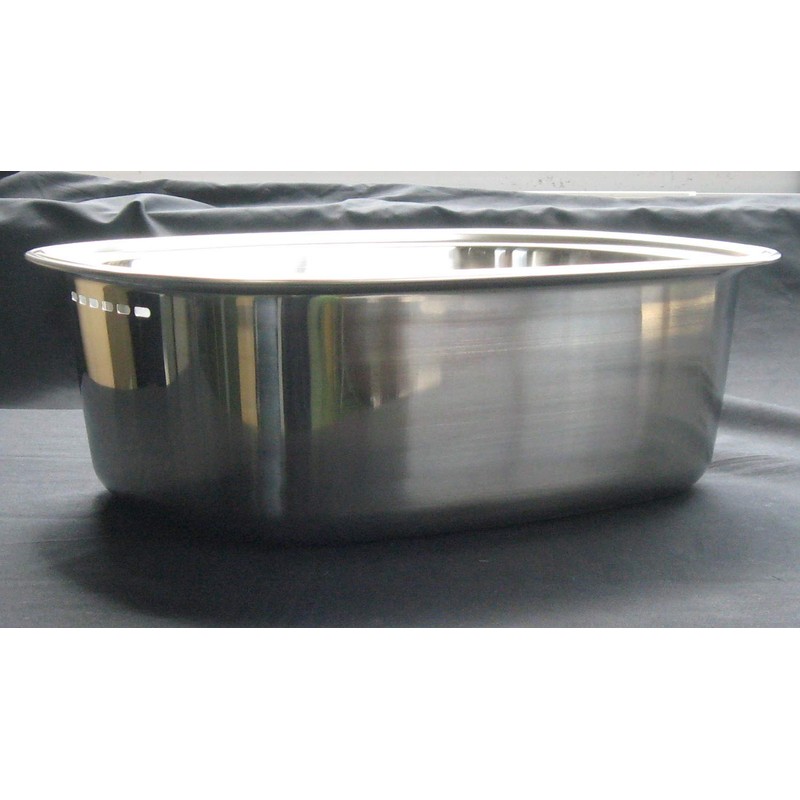 Nagao Tsubamesanjo Washtub, Oval Shaped, 14.8 x 11.3 inches (37.5