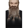 Mustaches Self Adhesive, Novelty, Viking Dwarf Fake Beard, False Facial