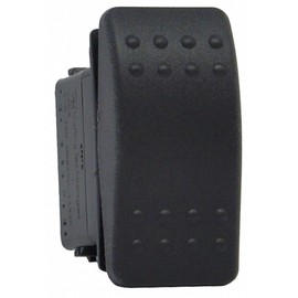 Carling Technologies Rocker Switch, Contact Form: DPDT, Number of Connections: 6, Terminals: 0.250" Quick Connect Tab