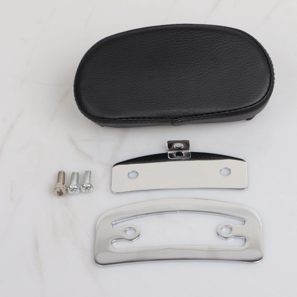 Unbranded 6" Flatlander Mini Rail Backrest Pad For Harley Softail