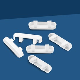 20 Pcs Window Sill Cover, Weep Hole Covers Window Vent Cover Replacement Drainage Caps Windowsill Cover Upvc Window Sill Covers for Upvc Windows (White)