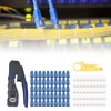 RJ45 Crimping Tool Multifunctional Ethernet Crimper Cutter Stripper for Cat5