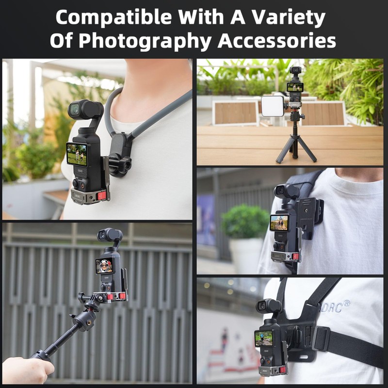 BRDRC Osmo Pocket 3 Extension Adapter Magnetic Mount, Magnetic Mount