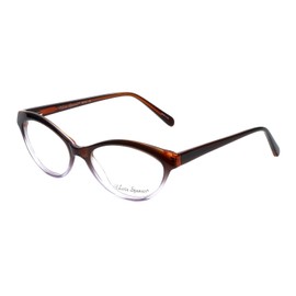 Valerie Spencer VS9312 Designer Reading Glasses in Brown/Lilac Crystal +4.00
