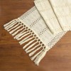 Boho Table Runner 72 Inches Long Rustic Farmhouse Table Runner