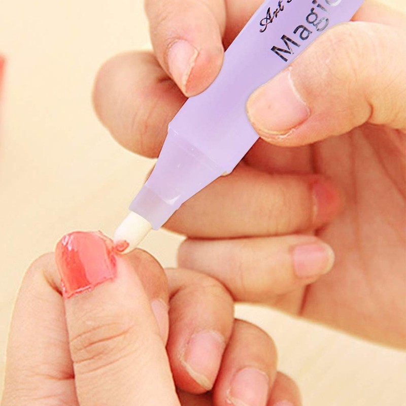 iwobi 2 Stücke Nail Art Entfernung Stifte, Nagellack Korrekturstift mit