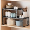 Asiingkel Metal Stackable Expandable Storage Shelf - Multi-Functional Home Storage