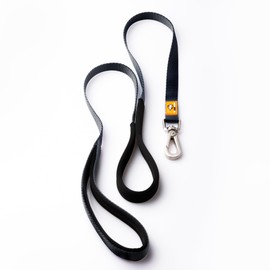 Canny Leash | Heavy Duty Dog Leash | Perfect for Small, Medium, & Large Dogs | Leash with Handle, Padded Grip & Secure Clip | Length 4ft, Width 1in, Black