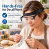 Headband Glass with Interchangeable Lenses for Sewing & Crafts -