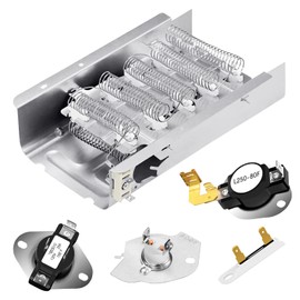 Heating Element for Whirlpool Dryer WED4815EW1 WED5300SQ0 WED5000DW2 WED4800BQ1 WED5300SQ0 WED5100VQ1,Dryer Heating Element for Kenmore 70 80 Series Dryer Model 110 Parts 11065132410 11061202011