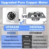 【Upgrade】 FullMayPro 763RL B Unit 50 CFM Fan Motor Compatible