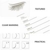 Beavorty Acrylic Eyelash Display Board Transparent Eyelash Tray for Extensions