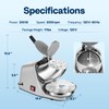 VIVOHOME Electric Ice Shaver Snow Cone Maker Machine Silver 143lbs/hr