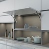 Emuca - Front Lift Fitting for Furniture Lift Doors, Complete