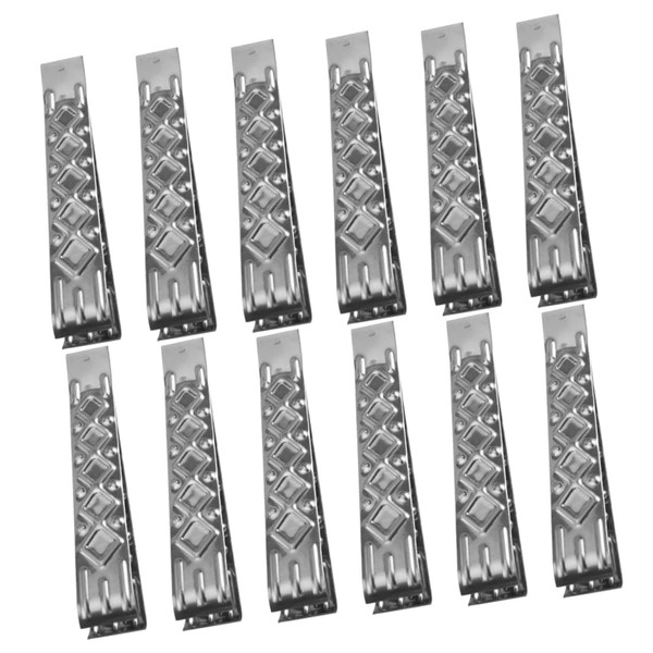 BIUDECO Stainless Steel Plumage Tweezers Set 12 Pcs Professional Fish