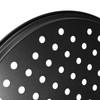 MOUYAT 4 Pack 12 Inch Pizza Trays with Holes, Non-Stick