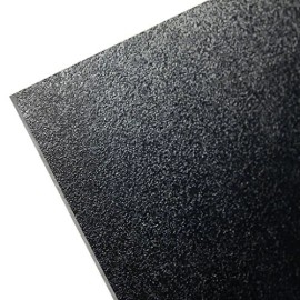 Marine Board HDPE Marine Board Plastic Sheet 1/2" x 4" x 12" Black Textured