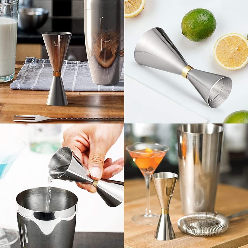 30ml/45ml Jigger Cups, Graduated Cocktail Measuring Cups, Jigger Cups, Stainless