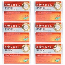 Reidel Reydel Policosanol 5 200mg x 30 tablets, 6 boxes / 레이델 폴리코사놀5 200mg x 30정 6박스