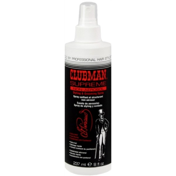 Clubman Supreme Non-Aerosol Styling & Grooming Spray 8 oz (Pack of 5)