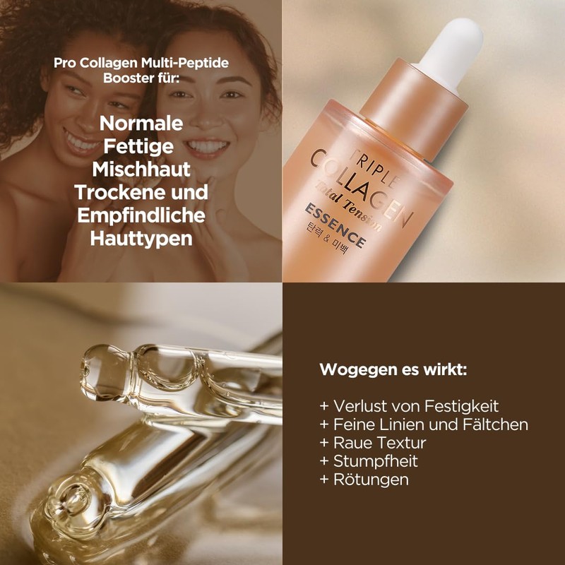 TONYMOLY Triple Collagen Total Tension Essence - Collagen Serum Essence