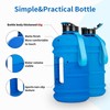 TOOFEEL 2 Litre Water Bottle - Drinking Bottle 2 L