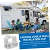 Mobestech Campsite Vehicle Essential: 2pcs Camping Canopy Clamp for Rv