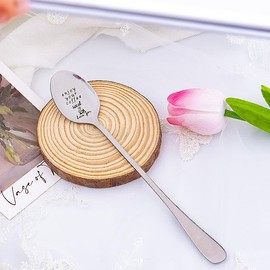 Funny Birthday Gifts for Sister Friend Girlfriend Wife Enjoy Your Coffee Spoon for Friends Bestie Best Friend Christmas Gag Gifts for Women Friends Anniversary Valentines Gifts for Girlfriend Gf