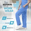 NY Threads Scrub Pants for Women, Loose Fit, Drawstring, Soft