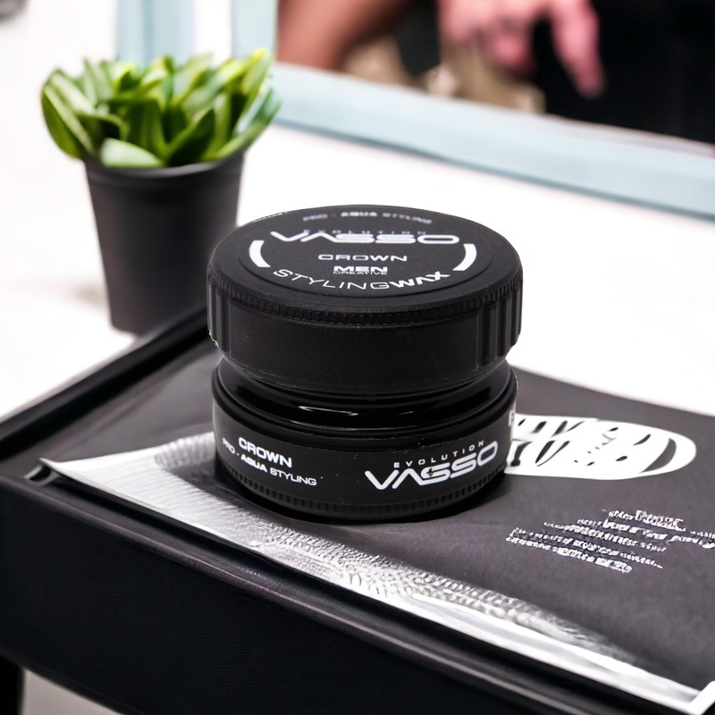 VASSO CROWN PRO-AQUA Hair Styling WAX - 150ml - Edge