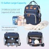 Jeryswet Baby Diaper Bags with Changing Station, Waterproof Large Capacity