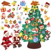 Felt Wall Christmas Tree for Kids, DIY Toddler Xmas Tree