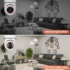 2PCS WiFi Light Bulb Security Camera Wireless Outdoor 1080P Indoor