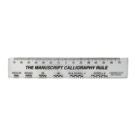 Manuscript Calligraphy Ruler