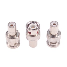 RFaha 10pcs BNC Male to RCA Female Adapter Coaxial Connector for CCTV Video|(F90-10)