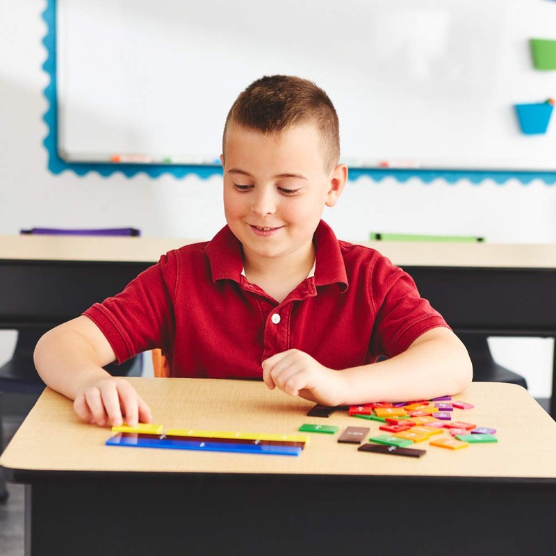 EAI Education Fraction Tiles with Tray: Set of 51
