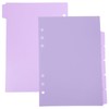 Divider Card Index Sheet File Accessories a5 Size 6 Holes