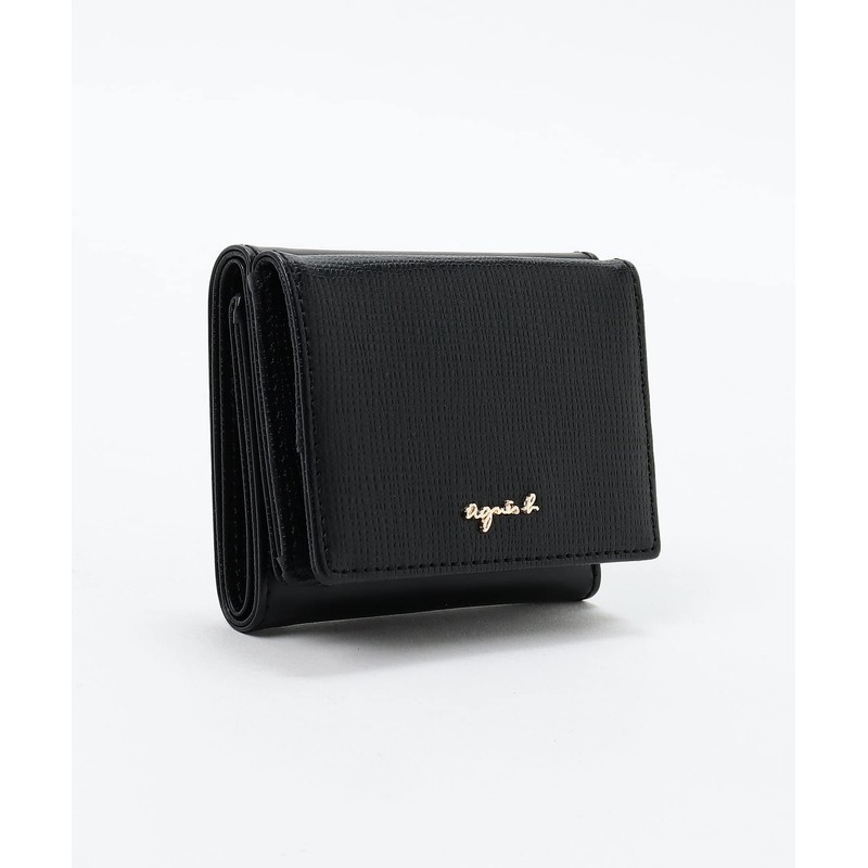 agnes b HW11-08 Women's Wallet, Wallet, Black