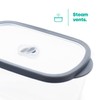 LIVIVO 5pc Stacking Food Storage Containers Set with Fitted Airtight