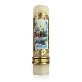 Holy Trinity Cirio Paschal Candle Easter Lent Holy Cirio Pascual 8" x 2" Vela Religious Gift